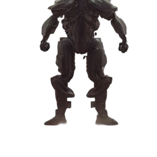 robot, creature, mask, weapon transparent PNG cut-out