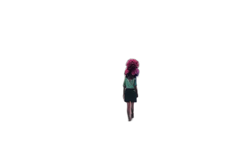 dress, hair, jacket, robot transparent PNG cut-out