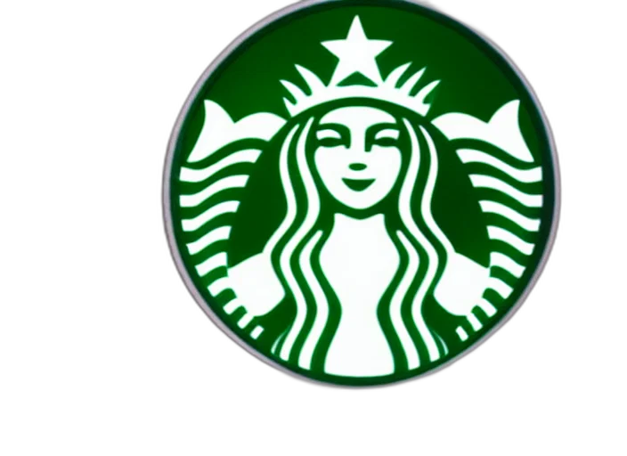 staff, photorealistic, 3d render, starbuck transparent PNG cut-out