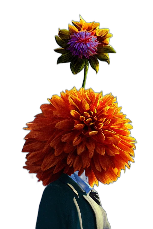 flower, crown, staff, umbrella transparent PNG cut-out