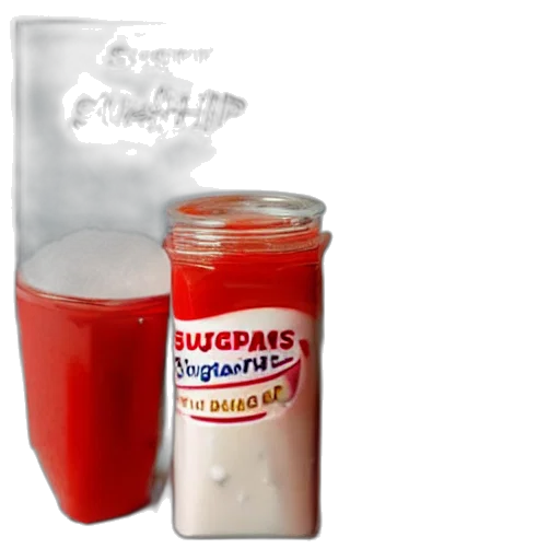 bottle, food, 3d render, sugar transparent PNG cut-out