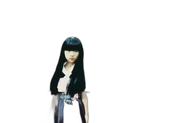 robot, dress, hair, 3d render transparent PNG cut-out