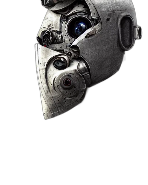 robot, mask, face, weapon transparent PNG cut-out