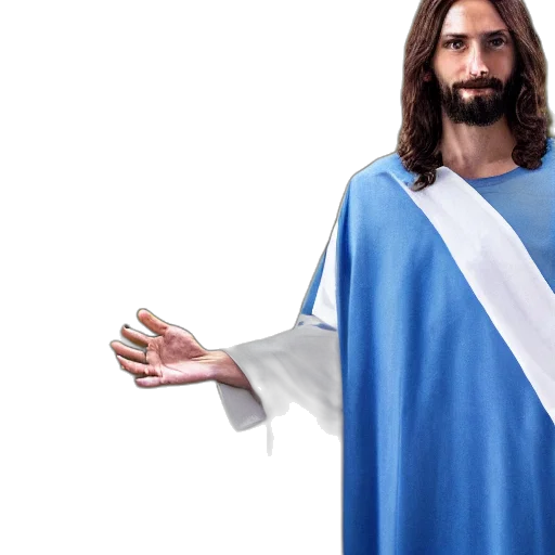 dress, sword, 3d render, jesus transparent PNG cut-out
