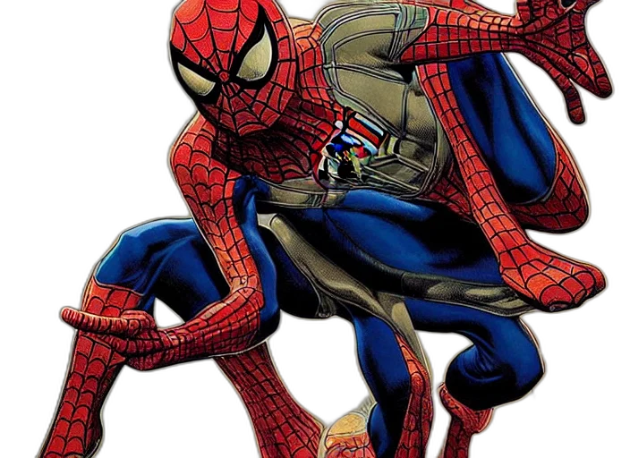comic book art, concept art, stunning, full transparent PNG cut-out