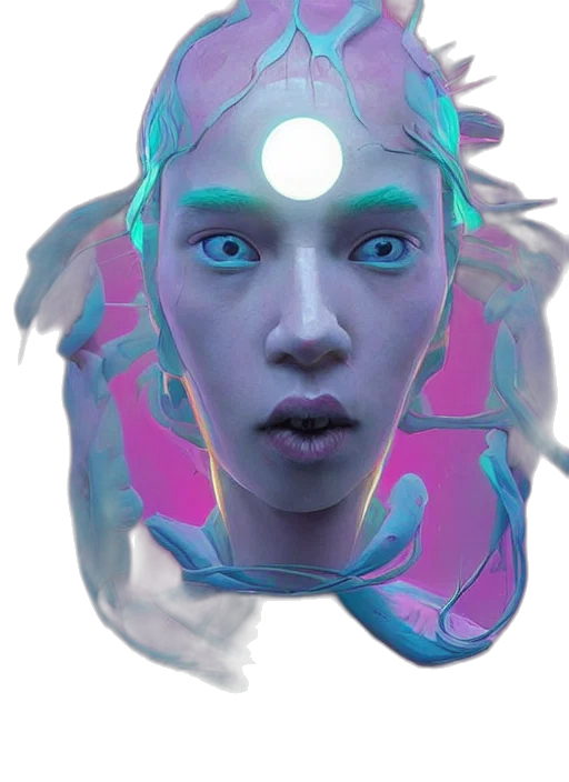 mask, face, creature, robot transparent PNG cut-out