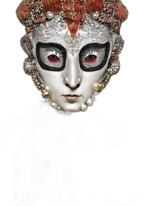 mask, jewelry, crown, face transparent PNG cut-out