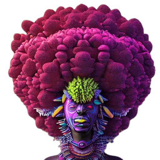 hair, face, crown, mask transparent PNG cut-out
