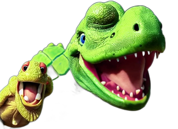 dragon, animal, creature, staff transparent PNG cut-out