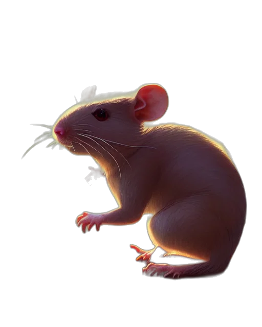 animal, creature, hat, staff transparent PNG cut-out