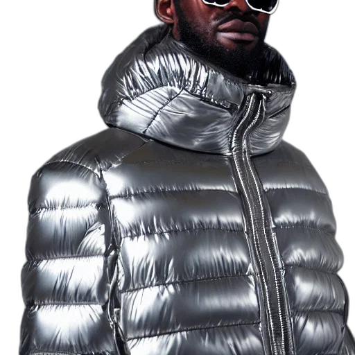 jacket, 3d render, photorealistic, cyberpunk transparent PNG cut-out