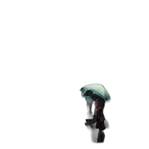umbrella, hat, robot, staff transparent PNG cut-out