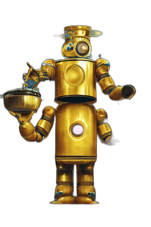 robot, staff, weapon, animal transparent PNG cut-out