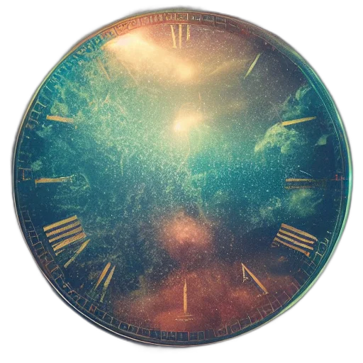 concept art, outer space, birth, time transparent PNG cut-out