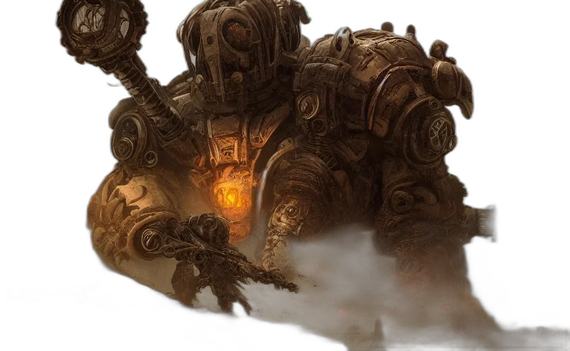 robot, weapon, concept art, fantasy art transparent PNG cut-out