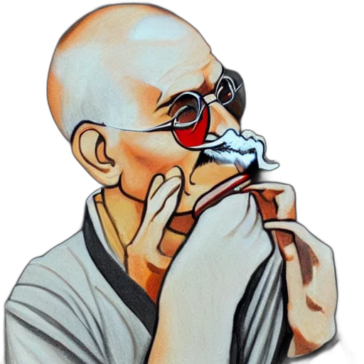 mask, face, jacket, comic book art transparent PNG cut-out