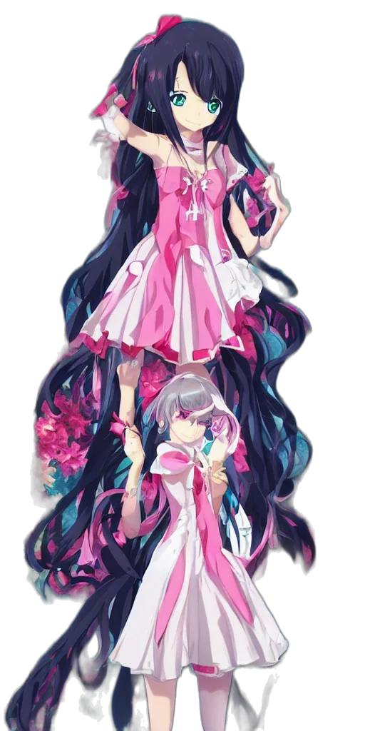 dress, staff, weapon, concept art transparent PNG cut-out