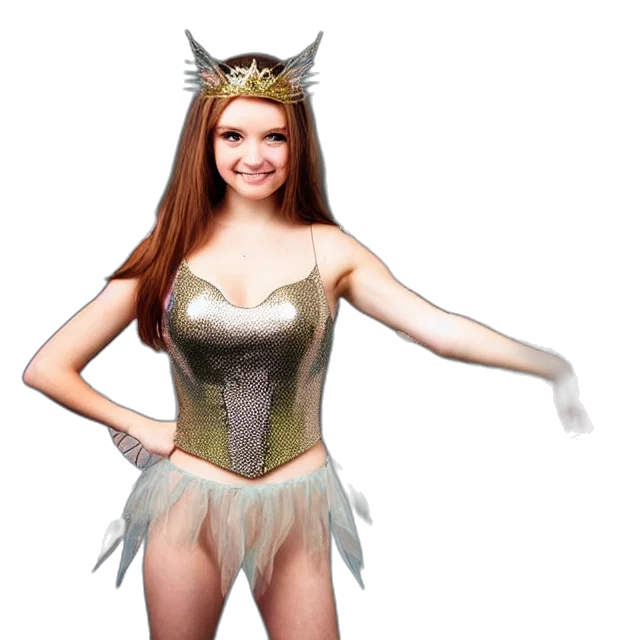 creature, dress, animal, fantasy art transparent PNG cut-out