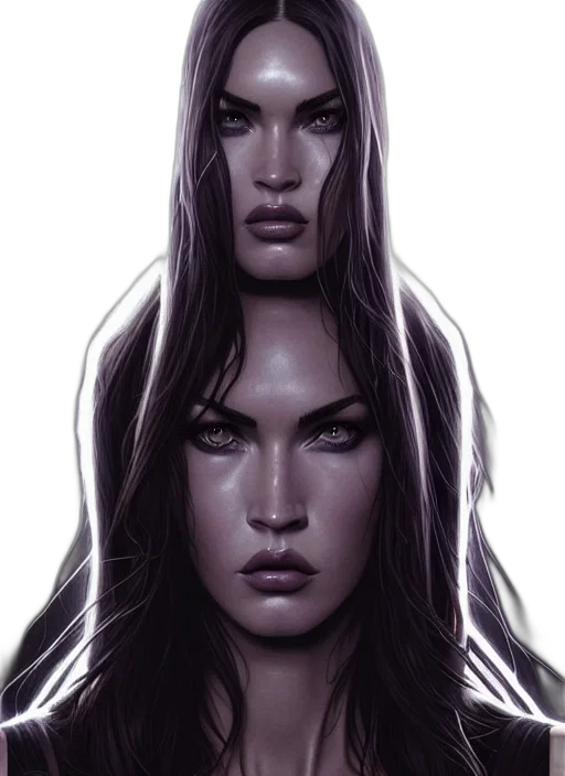 face, comic book art, concept art, fantasy art transparent PNG cut-out