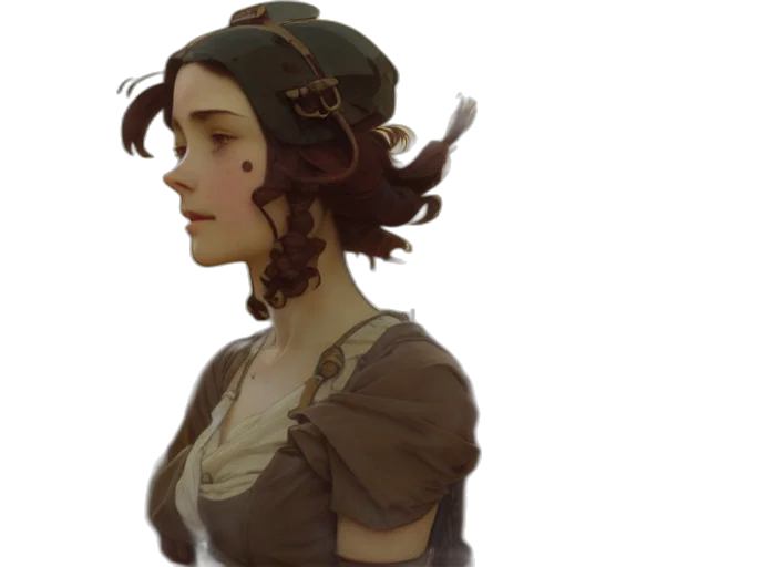 hat, face, dress, crown transparent PNG cut-out
