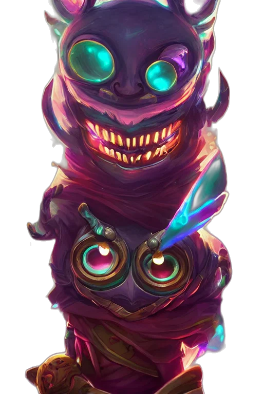 mask, staff, creature, face transparent PNG cut-out