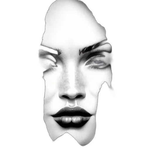 face, mask, crown, creature transparent PNG cut-out