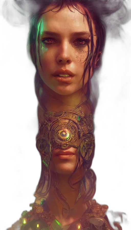 face, robot, jewelry, mask transparent PNG cut-out