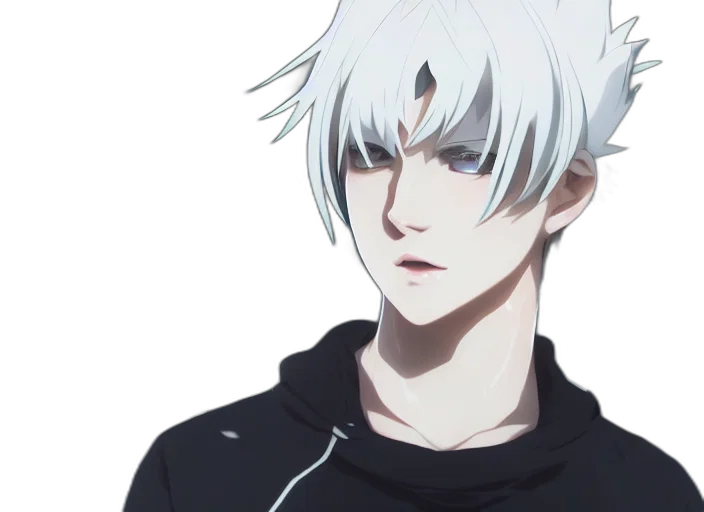 face, creature, jacket, mask transparent PNG cut-out