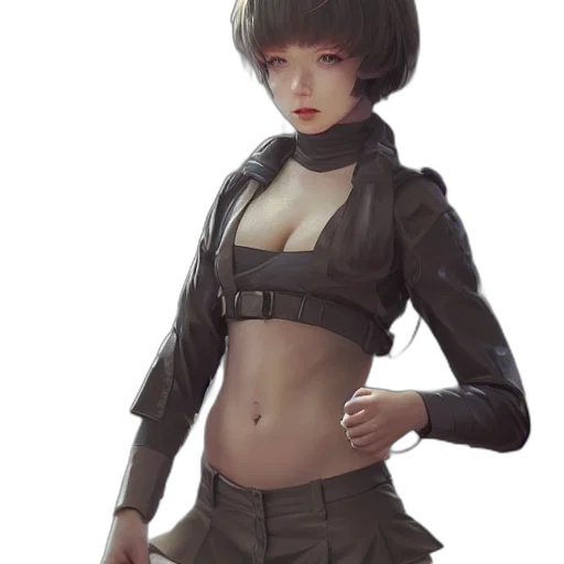 jacket, staff, robot, dress transparent PNG cut-out