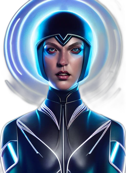 face, robot, comic book art, concept art transparent PNG cut-out