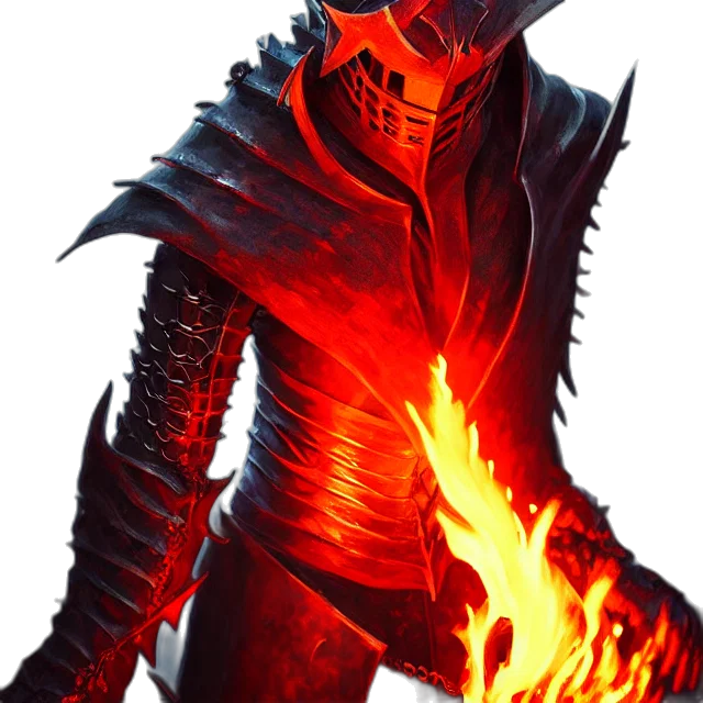 dragon, creature, mask, staff transparent PNG cut-out
