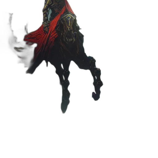 dragon, mask, creature, staff transparent PNG cut-out