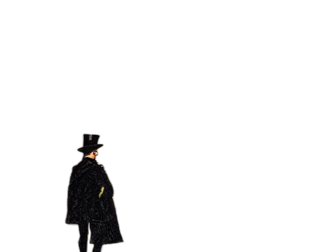 hat, staff, jacket, umbrella transparent PNG cut-out
