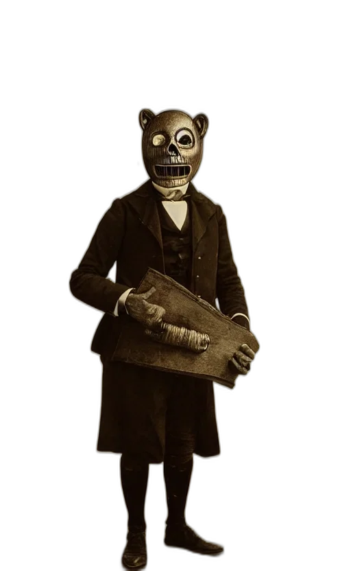 mask, staff, creature, animal transparent PNG cut-out