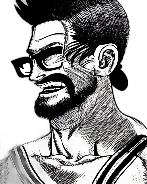 face, staff, comic book art, cartoon transparent PNG cut-out