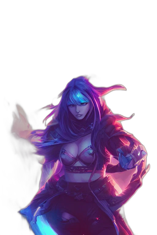 sword, dragon, dress, fantasy art transparent PNG cut-out