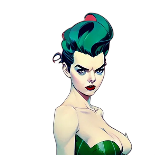 comic book art, concept art, cartoon, fantasy art transparent PNG cut-out