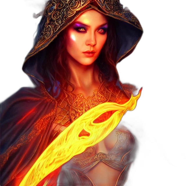 staff, dragon, sword, fantasy art transparent PNG cut-out
