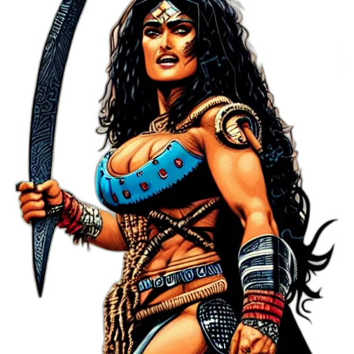 comic book art, fantasy art, concept art, cartoon transparent PNG cut-out