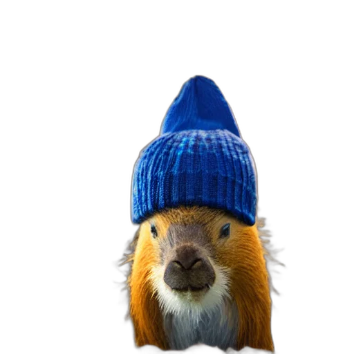 hat, animal, face, staff transparent PNG cut-out