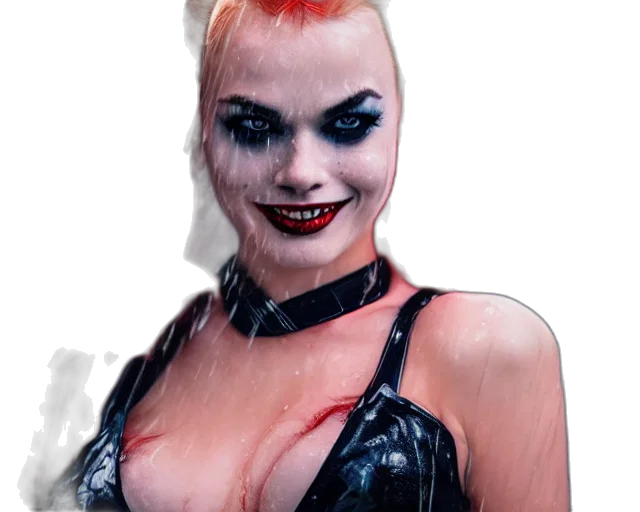 creature, face, staff, comic book art transparent PNG cut-out