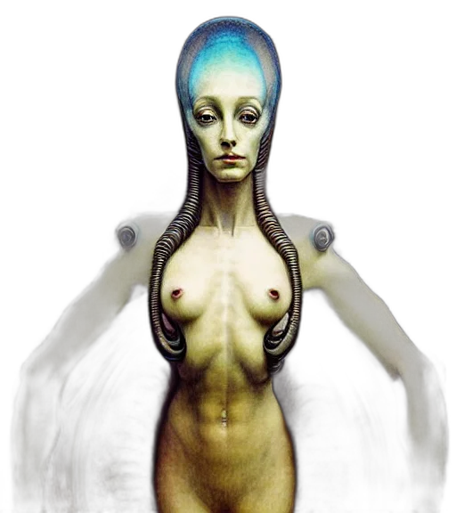 dress, creature, robot, jewelry transparent PNG cut-out