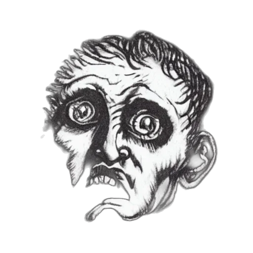 face, mask, creature, staff transparent PNG cut-out