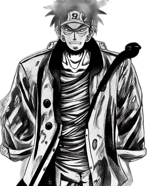jacket, cartoon, comic book art, concept art transparent PNG cut-out