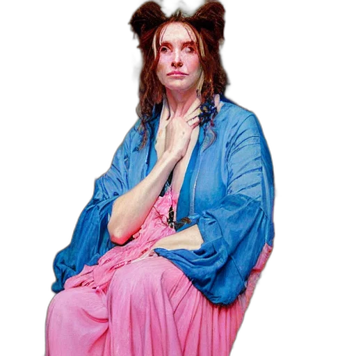 dress, jacket, face, hair transparent PNG cut-out