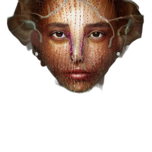 mask, face, crown, hair transparent PNG cut-out