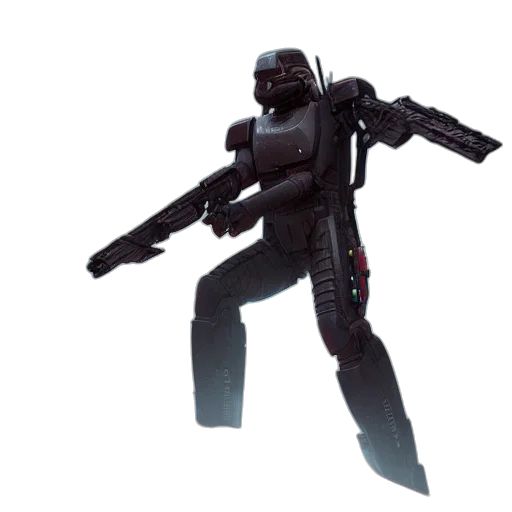 robot, weapon, staff, sword transparent PNG cut-out