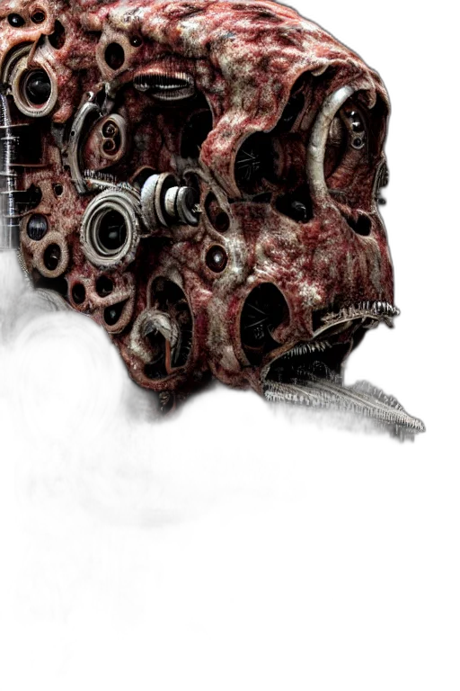 mask, robot, face, weapon transparent PNG cut-out