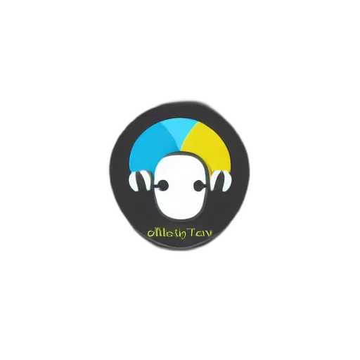 staff, 3d render, colorful, neon transparent PNG cut-out
