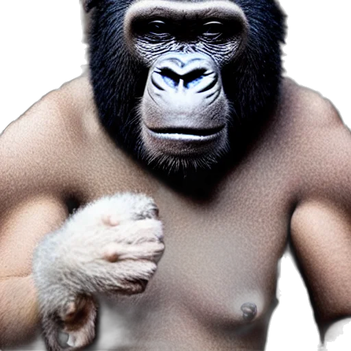 animal, creature, mask, photorealistic transparent PNG cut-out